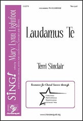 Laudamus Te Two-Part choral sheet music cover